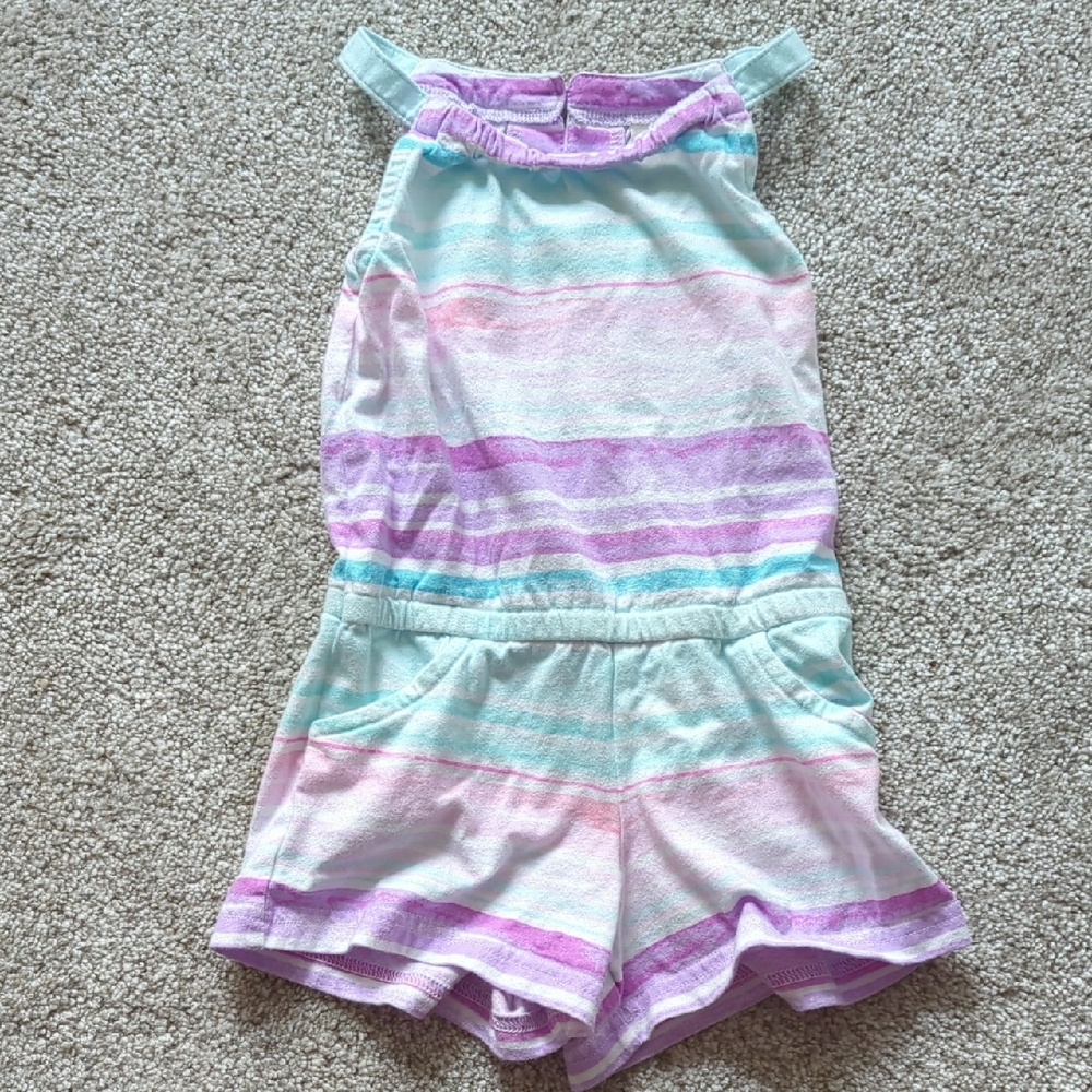 OshKosh B'gosh Pastel Striped Romper